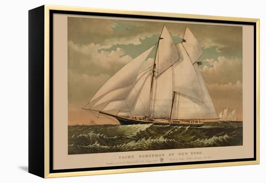 Yacht Norseman of New York-null-Framed Stretched Canvas