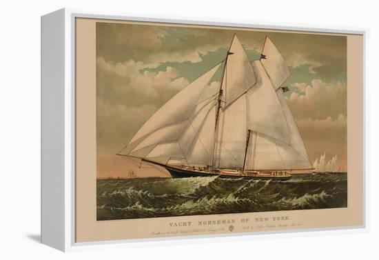 Yacht Norseman of New York-null-Framed Stretched Canvas