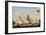 Yacht 'Northern Light' in Boston Harbor, 1845-Fitz Henry Lane-Framed Giclee Print