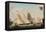 Yacht 'Northern Light' in Boston Harbor, 1845-Fitz Henry Lane-Framed Premier Image Canvas