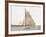Yacht on Sydney Harbour-null-Framed Art Print