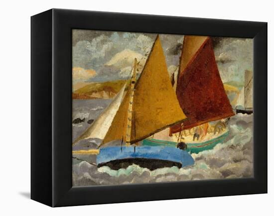 Yacht Race at Portscato, Cornwall, 1928-Christopher Wood-Framed Premier Image Canvas
