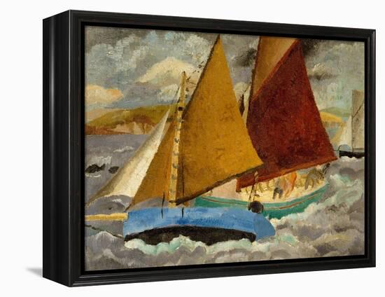 Yacht Race at Portscato, Cornwall, 1928-Christopher Wood-Framed Premier Image Canvas