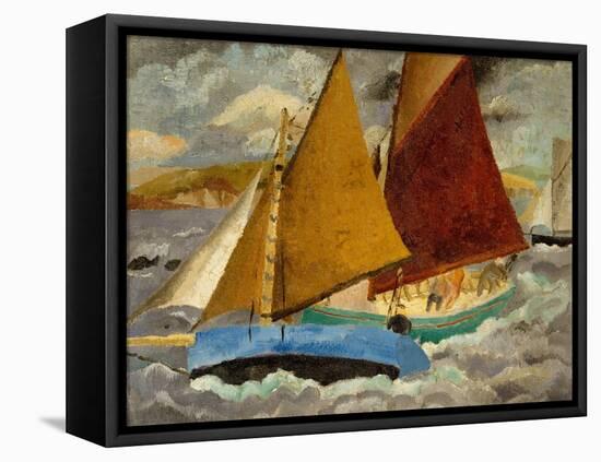 Yacht Race at Portscato, Cornwall, 1928-Christopher Wood-Framed Premier Image Canvas