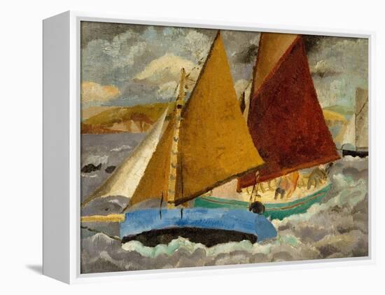 Yacht Race at Portscato, Cornwall, 1928-Christopher Wood-Framed Premier Image Canvas