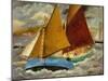 Yacht Race at Portscato, Cornwall, 1928-Christopher Wood-Mounted Giclee Print