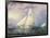 Yacht Race in New York Harbor-James^ E Buttersworth-Framed Giclee Print