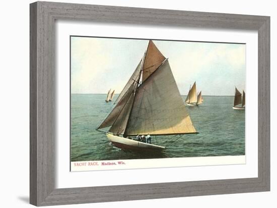 Yacht Race, Madison, Wisconsin-null-Framed Art Print