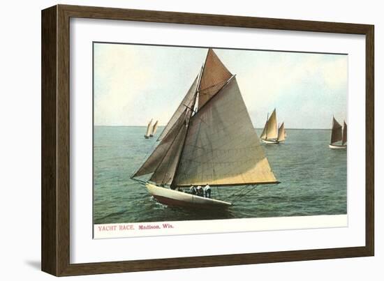 Yacht Race, Madison, Wisconsin-null-Framed Art Print