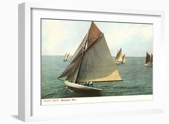 Yacht Race, Madison, Wisconsin-null-Framed Art Print