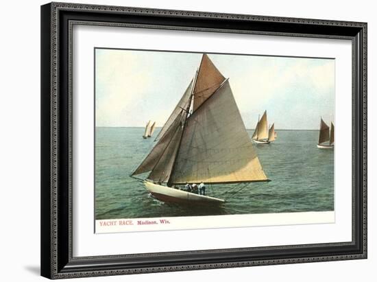 Yacht Race, Madison, Wisconsin-null-Framed Art Print