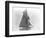 Yacht Reliance at Full Sail-null-Framed Photographic Print