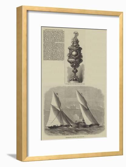 Yacht Sailing-Matches on the Thames-Edwin Weedon-Framed Giclee Print