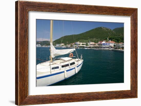 Yacht, Sami, Kefalonia, Greece-Peter Thompson-Framed Photographic Print