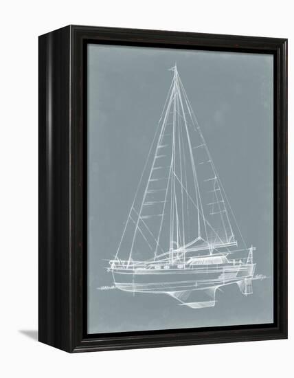 Yacht Sketches I-Ethan Harper-Framed Stretched Canvas