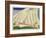 Yachting, C.1920 (Stencil on Paper)-Charles Martin-Framed Giclee Print