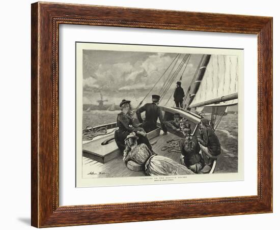 Yachting on the Norfolk Broads-Arthur Hopkins-Framed Giclee Print