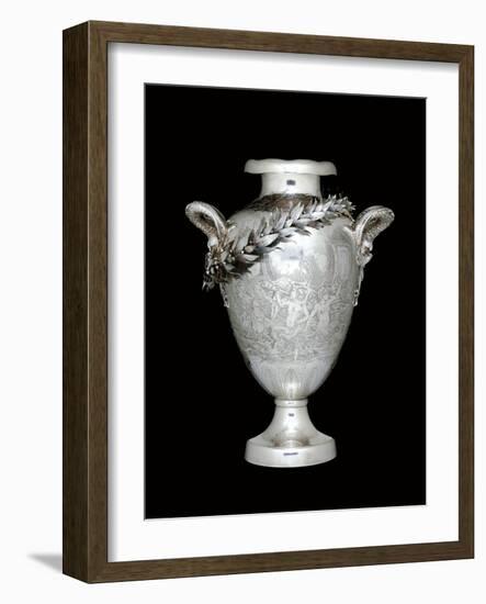 Yachting trophy, 1892 (silver) (see also 486988)-Tiffany & Company-Framed Photographic Print