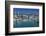 Yachts at Chaffers Marina and Cbd, Wellington, North Island, New Zealand-David Wall-Framed Photographic Print