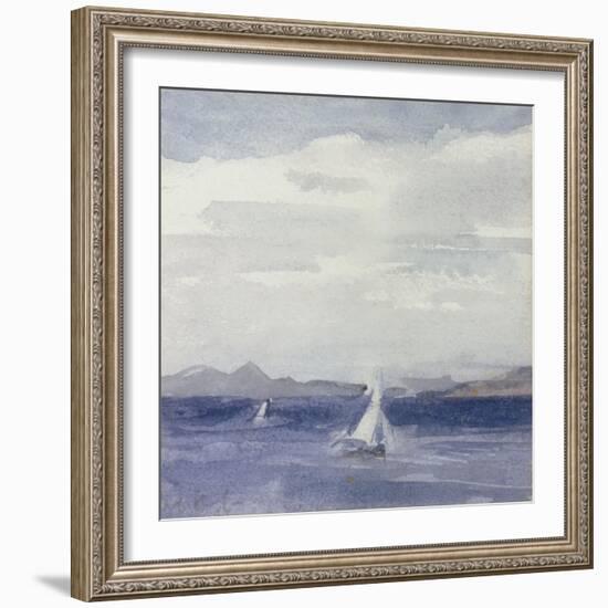 Yachts at Sea-Francis Campbell Boileau Cadell-Framed Giclee Print