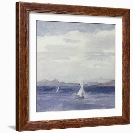 Yachts at Sea-Francis Campbell Boileau Cadell-Framed Giclee Print