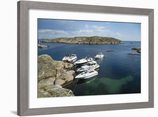 Yachts at the Vaderoarna (The Weather Islands) Archipelago, Bohuslan Region, West Coast, Sweden-Yadid Levy-Framed Photographic Print