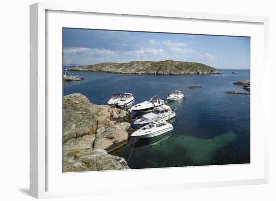 Yachts at the Vaderoarna (The Weather Islands) Archipelago, Bohuslan Region, West Coast, Sweden-Yadid Levy-Framed Photographic Print