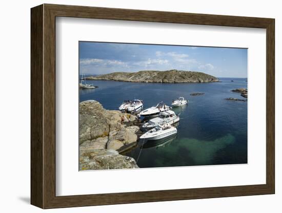 Yachts at the Vaderoarna (The Weather Islands) Archipelago, Bohuslan Region, West Coast, Sweden-Yadid Levy-Framed Photographic Print