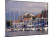 Yachts in the Harbour, Fiscardo, Cephalonia, Ionian Islands, Greece-Jonathan Hodson-Mounted Photographic Print