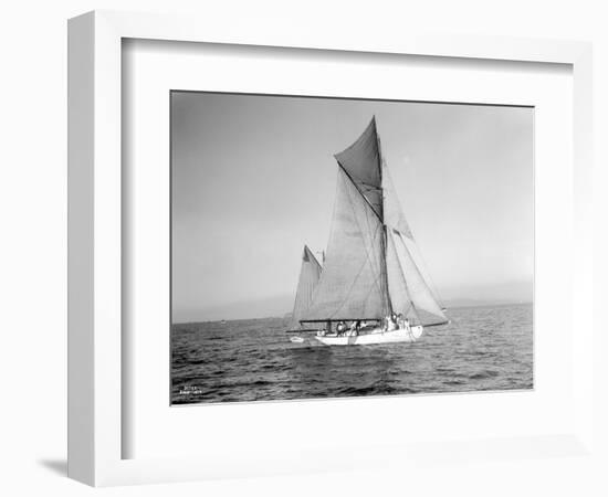 Yachts-Lipton Cup Races, Gwendolin, 1914-Asahel Curtis-Framed Giclee Print