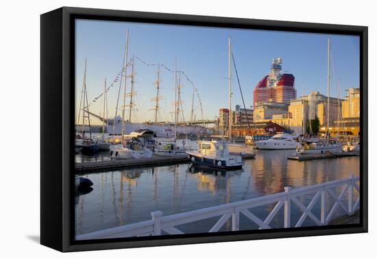 Yachts Moored Near the Uitken Lookout, Gothenburg, Sweden, Scandinavia, Europe-Frank Fell-Framed Premier Image Canvas