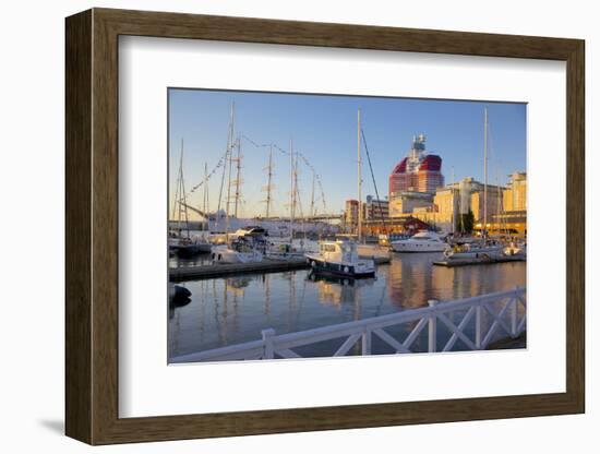 Yachts Moored Near the Uitken Lookout, Gothenburg, Sweden, Scandinavia, Europe-Frank Fell-Framed Photographic Print