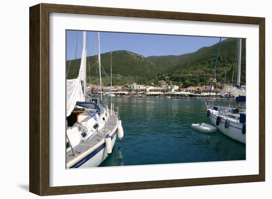 Yachts, Sami, Kefalonia, Greece-Peter Thompson-Framed Photographic Print