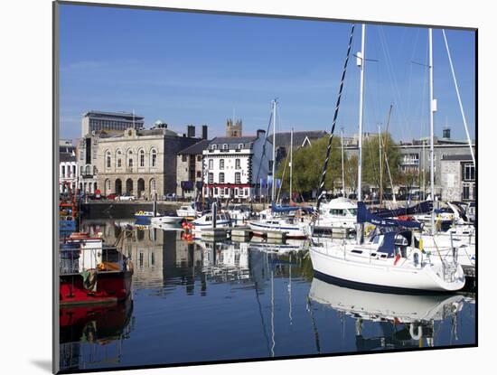 Yachts, the Barbican, Plymouth, Devon, England, United Kingdom, Europe-Jeremy Lightfoot-Mounted Photographic Print