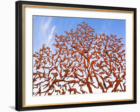 Yad Vashem Holocaust Memorial, Partisans Panorama Memorial Tree, Mount Herzl, Jerusalem, Israel-Gavin Hellier-Framed Photographic Print