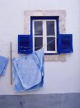 Laundry Hanging on Line at Window in the Moorish Quarter of Alfama, Lisbon, Portugal-Yadid Levy-Photographic Print