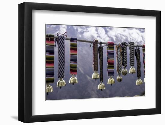 Yak Bells on Sale in a Small Market Town in the Sagarmatha National Park, Nepal, Asia-John Woodworth-Framed Photographic Print