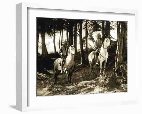 Yakama Warriors, 1911-L.V. McWhorter-Framed Giclee Print