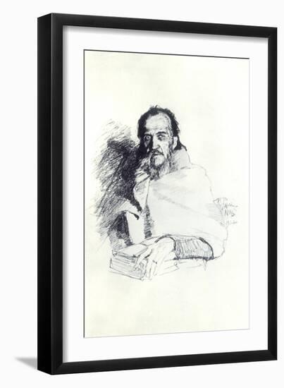 Yakov Polonsky, Russian Poet, 1896-Il'ya Repin-Framed Giclee Print