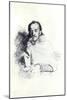Yakov Polonsky, Russian Poet, 1896-Il'ya Repin-Mounted Giclee Print