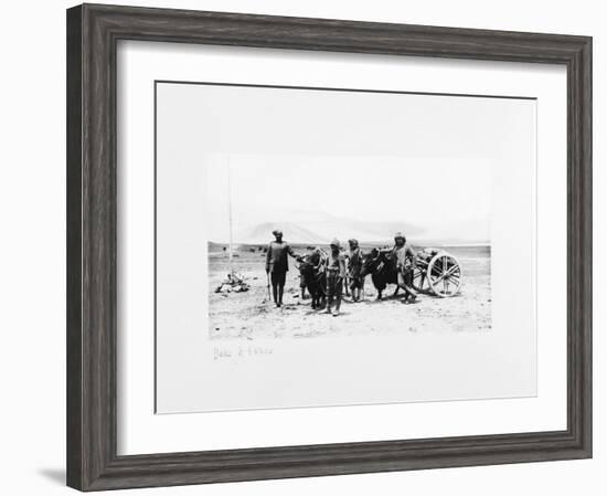 Yaks and Ekkas, 1903-04-John Claude White-Framed Giclee Print