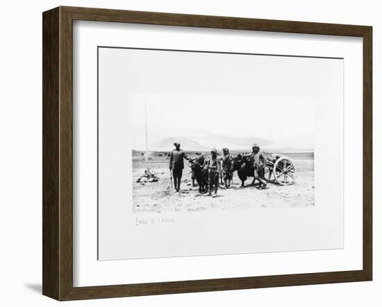 Yaks and Ekkas, 1903-04-John Claude White-Framed Giclee Print