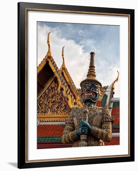 Yaksha at Wat Phra Kaeo the Grand Palace-Terry Eggers-Framed Photographic Print