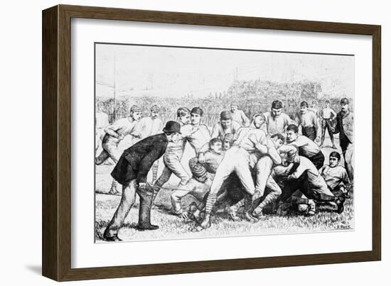 Yale And Princeton Football Match-Bettmann-Framed Giclee Print