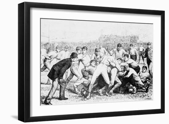 Yale And Princeton Football Match-Bettmann-Framed Giclee Print