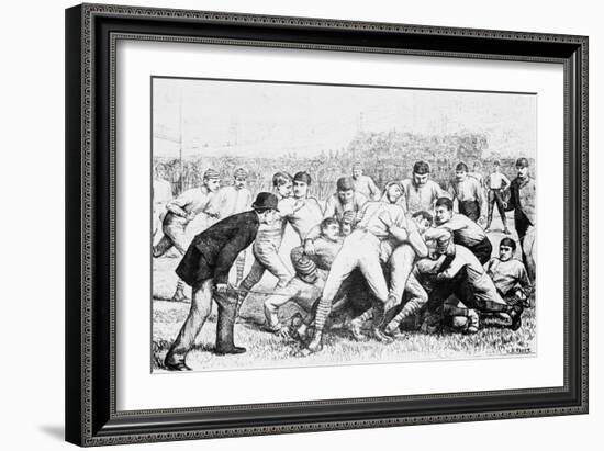 Yale And Princeton Football Match-Bettmann-Framed Giclee Print