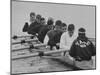 Yale Crew Rowing During Training-null-Mounted Photographic Print