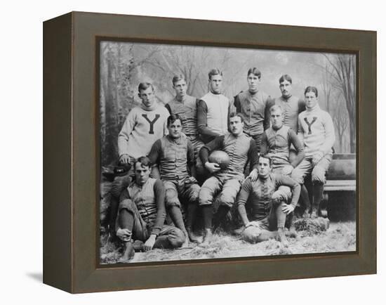 Yale Football Team-null-Framed Premier Image Canvas