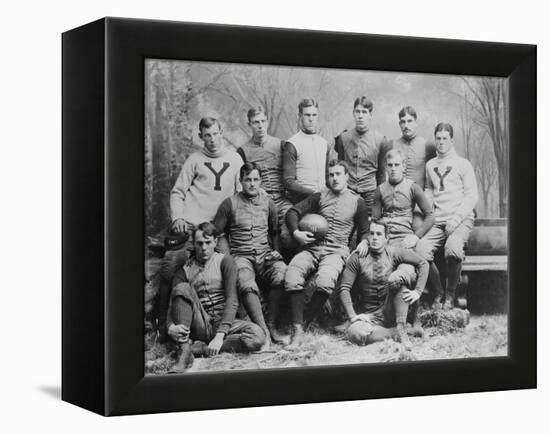 Yale Football Team-null-Framed Premier Image Canvas