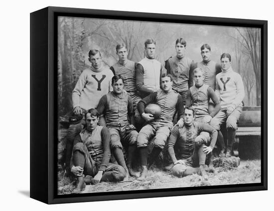 Yale Football Team-null-Framed Premier Image Canvas